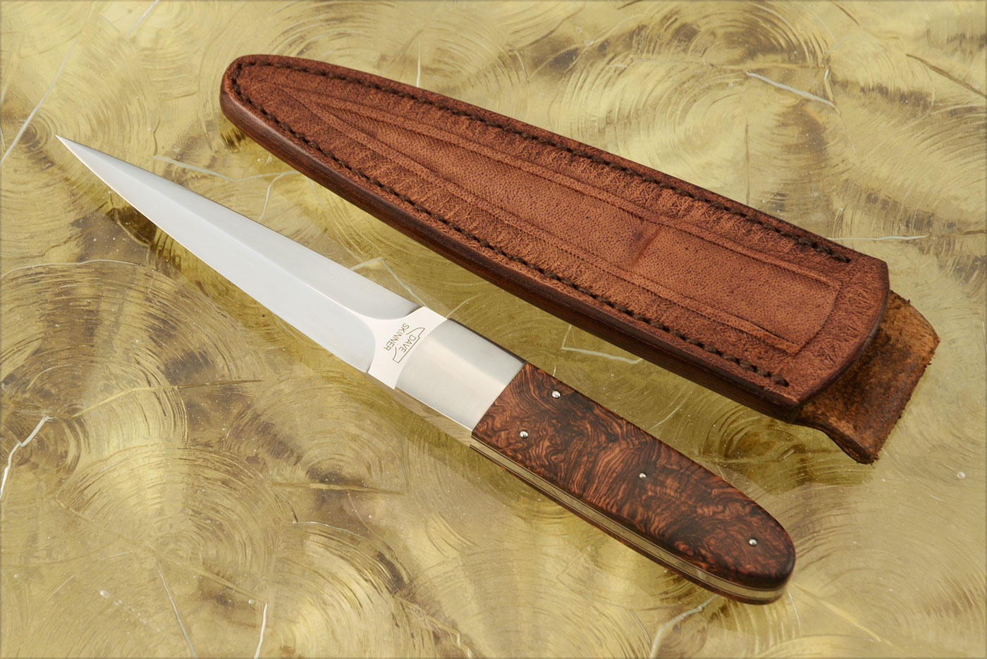 La Grange Style Boot Dagger with Rosewood