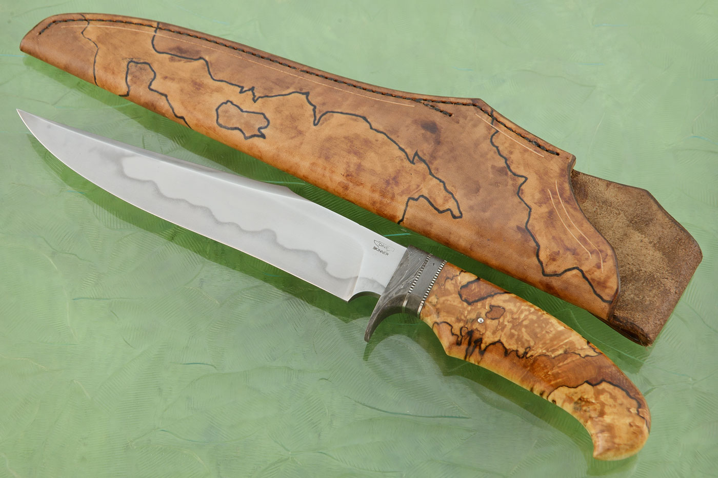 Hamon Fighter with Spalted Birch