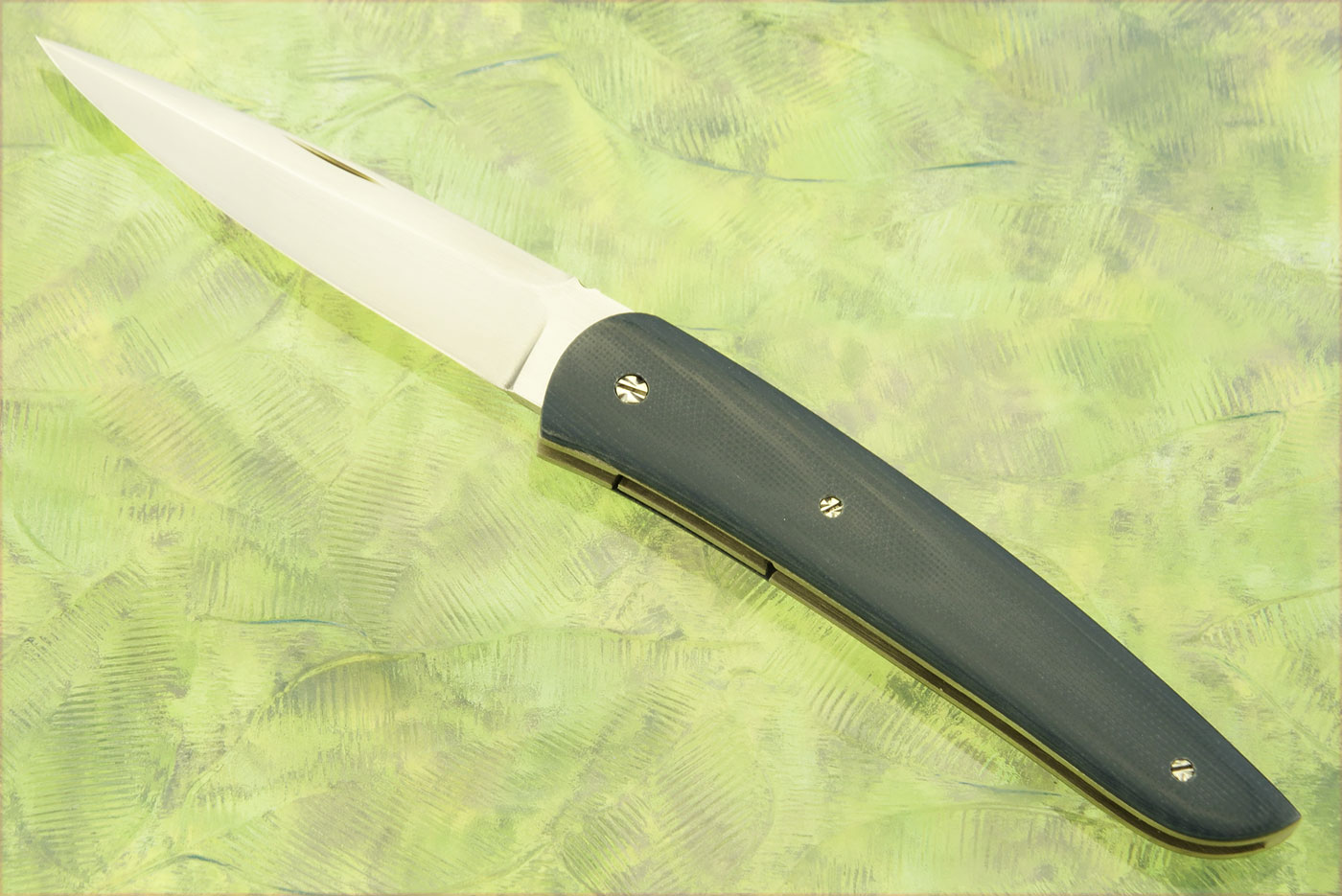Model 8 Linerlock with Forest Green G-10 - CPM-MagnaCut
