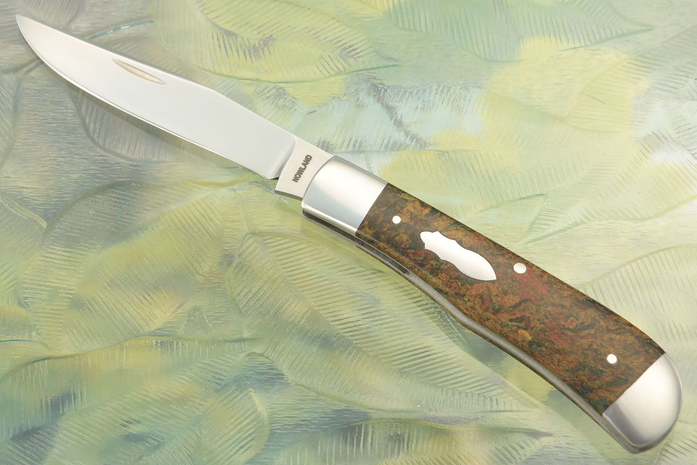 Slipjoint Trapper with Antique Rag Micarta