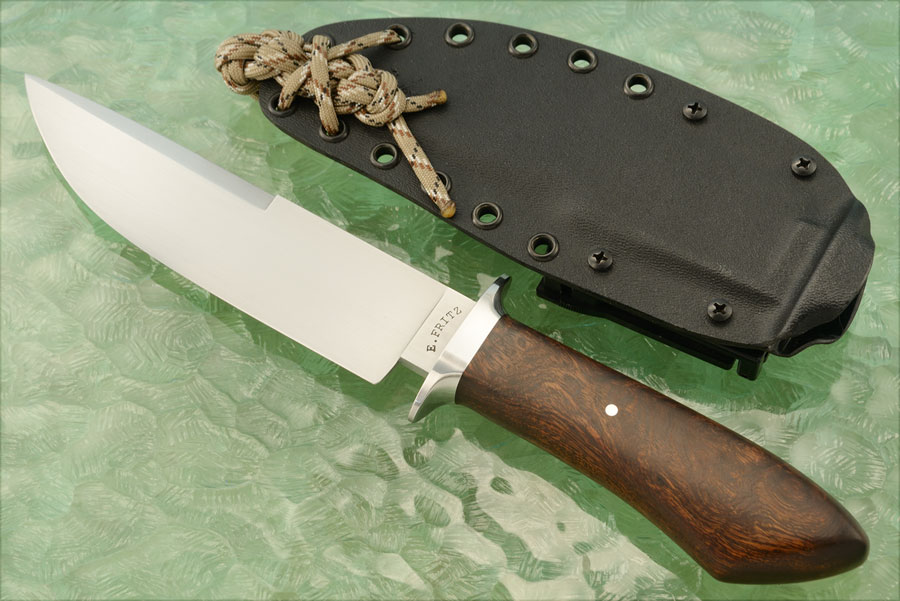 Forged Chute Knife with Ironwood - Journeyman Smith Test Knife