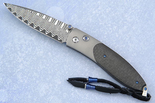 Attaché with Carbon Fiber and Damascus - B05 CTD