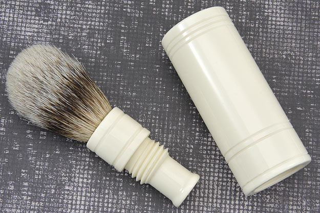 Acrylic Traveling Badger Bristle Shaving Brush
