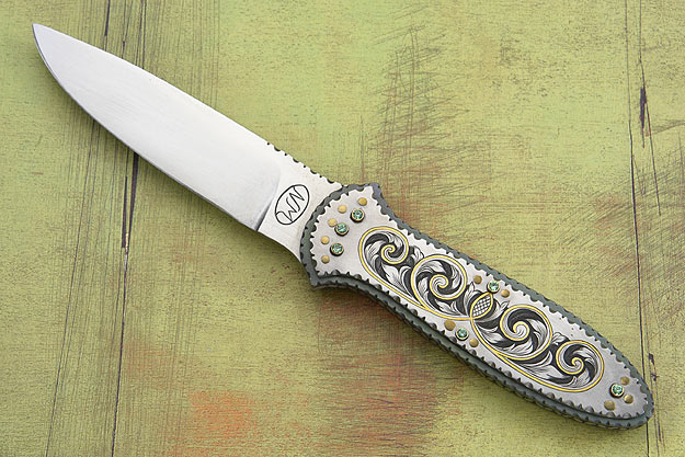 Engraved Boot Knife