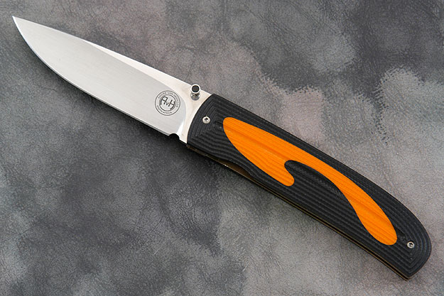 Swoop with 3D Black and Orange G10 Inserts