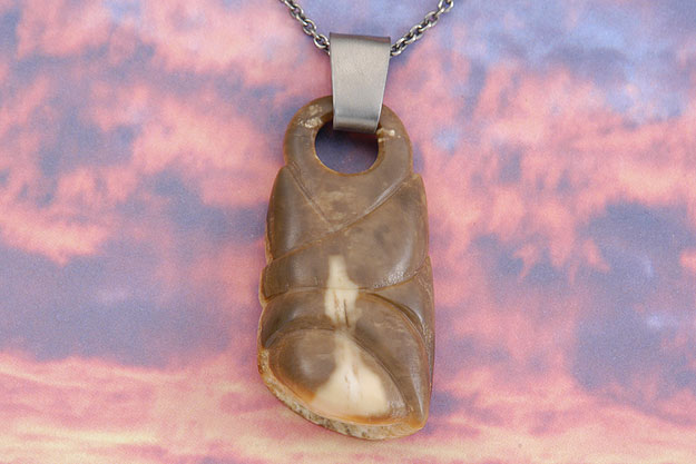 Carved Walrus Pendant