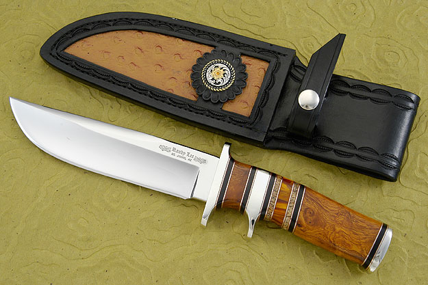 Subhilt Fighter with Ironwood, African Blackwood, Oosic and Fire Amber