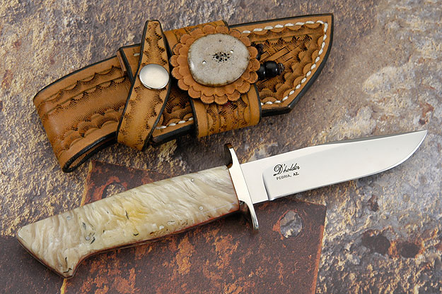 Boot Knife with Muskox Horn