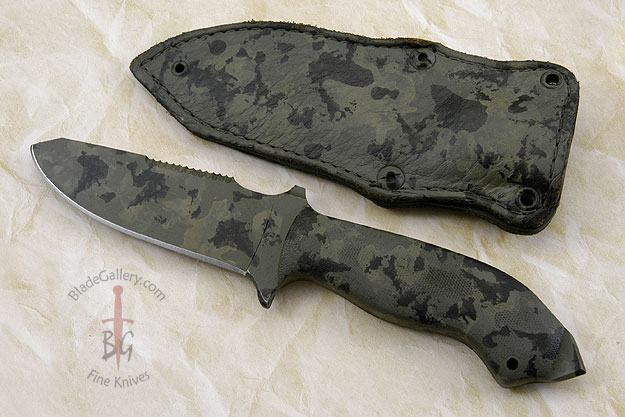 S.A.R. with Micarta Handle and Jungle Camo KG Finish