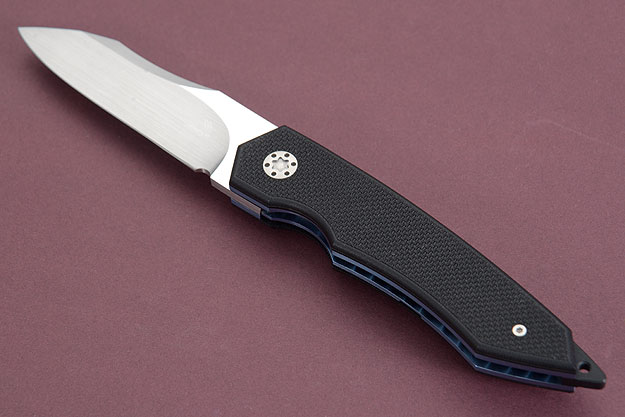 Tactical Front Flipper with Textured Black G10 and MoonGlow II (IKBS)