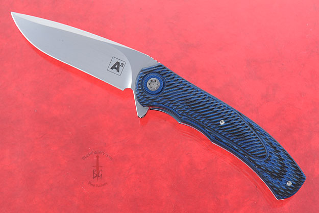 A4 Flipper with 3D Blue and Black G10 (IKBS)