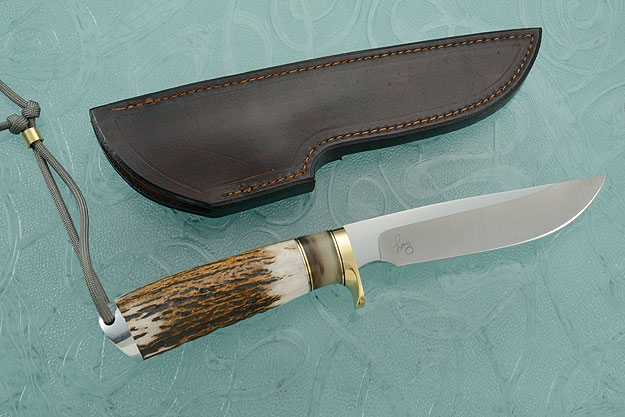Classic Hunter with Stag and Sheep Horn