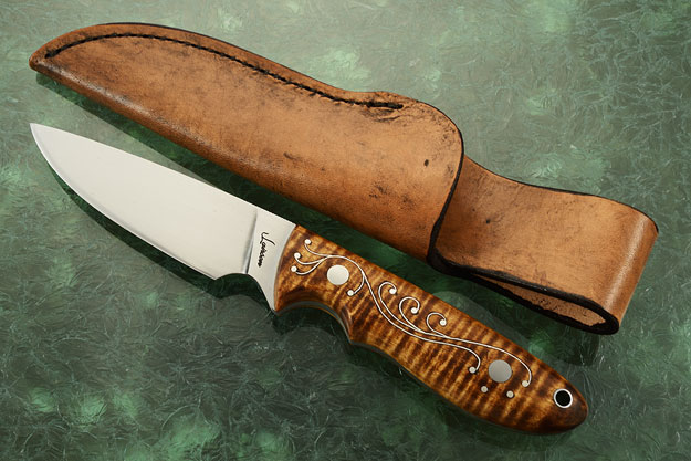 Pine Creek Hunter with Maple and Silver Inlay