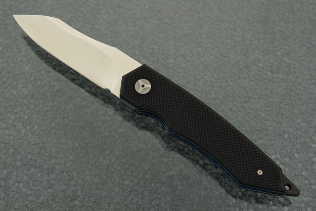 Tactical Front Flipper with Textured Black G10 and MoonGlow II (IKBS)