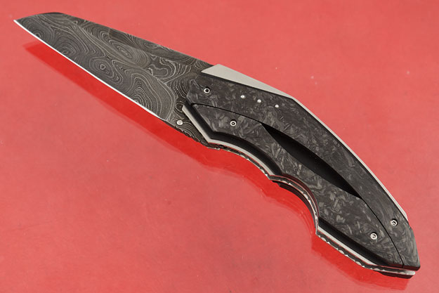 X-Pert with Damascus and Marbled Carbon Fiber