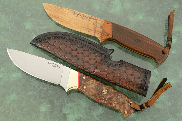 Drop Point Skinner with Spalted Maple