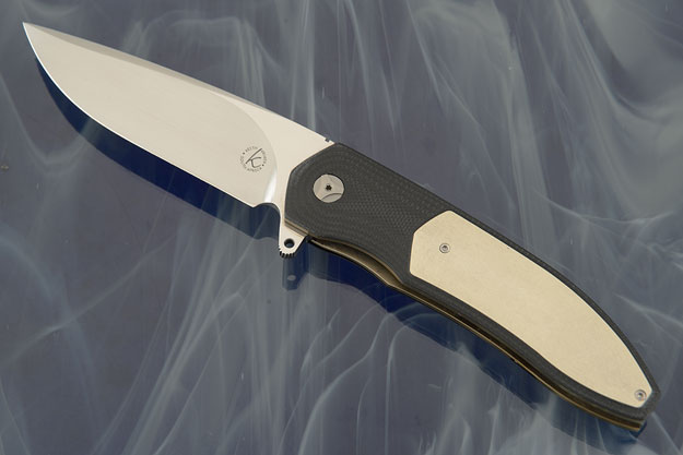 K4 Flipper with Black and Ivory G10 (IKBS)