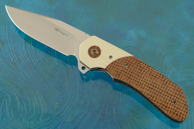 Nomad Flipper with Thunderstorm Kevlar and Ivory G-10 (IKBS)