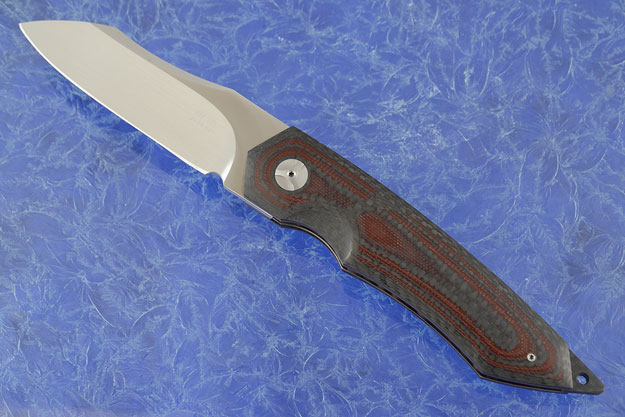 Simba Tactical Interframe Front Flipper with Black and Red Carbon Fiber and MoonGlow II (IKBS)