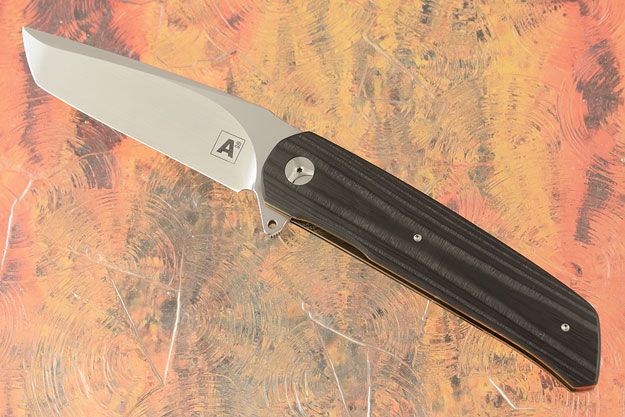 A7 Tanto Flipper with Unidirectional Carbon Fiber (IKBS)