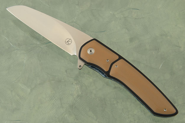 K2 Interframe Flipper with Black and Coyote Brown G10 (IKBS)