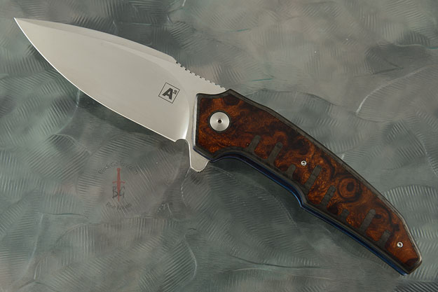 A6 Interframe Flipper with Ironwood and Carbon Fiber (Collaboration with Tashi Bharucha) - Ceramic IKBS