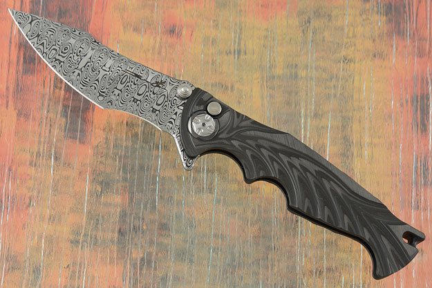 Tighe Breaker 3.5 Integral with Uni-Directional Carbon Fiber and Damasteel