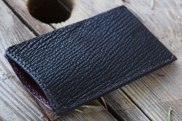 Folding Knife Pouch - Shark Leather