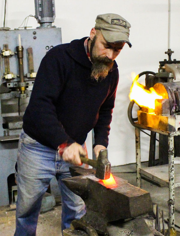 Franck Souville at the Forge