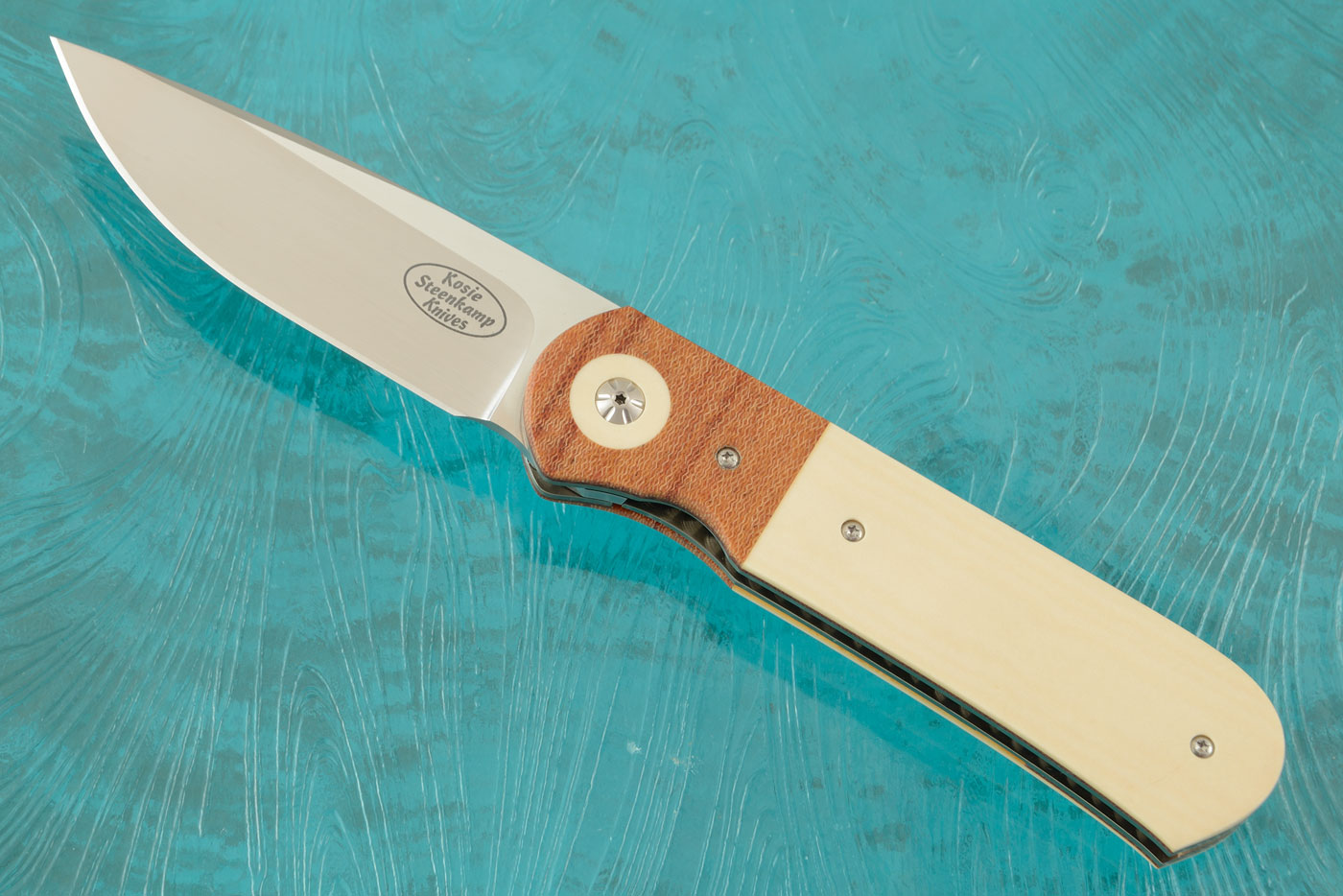 Samson Front Flipper with Westinghouse Micarta and Natural Micarta (IKBS)