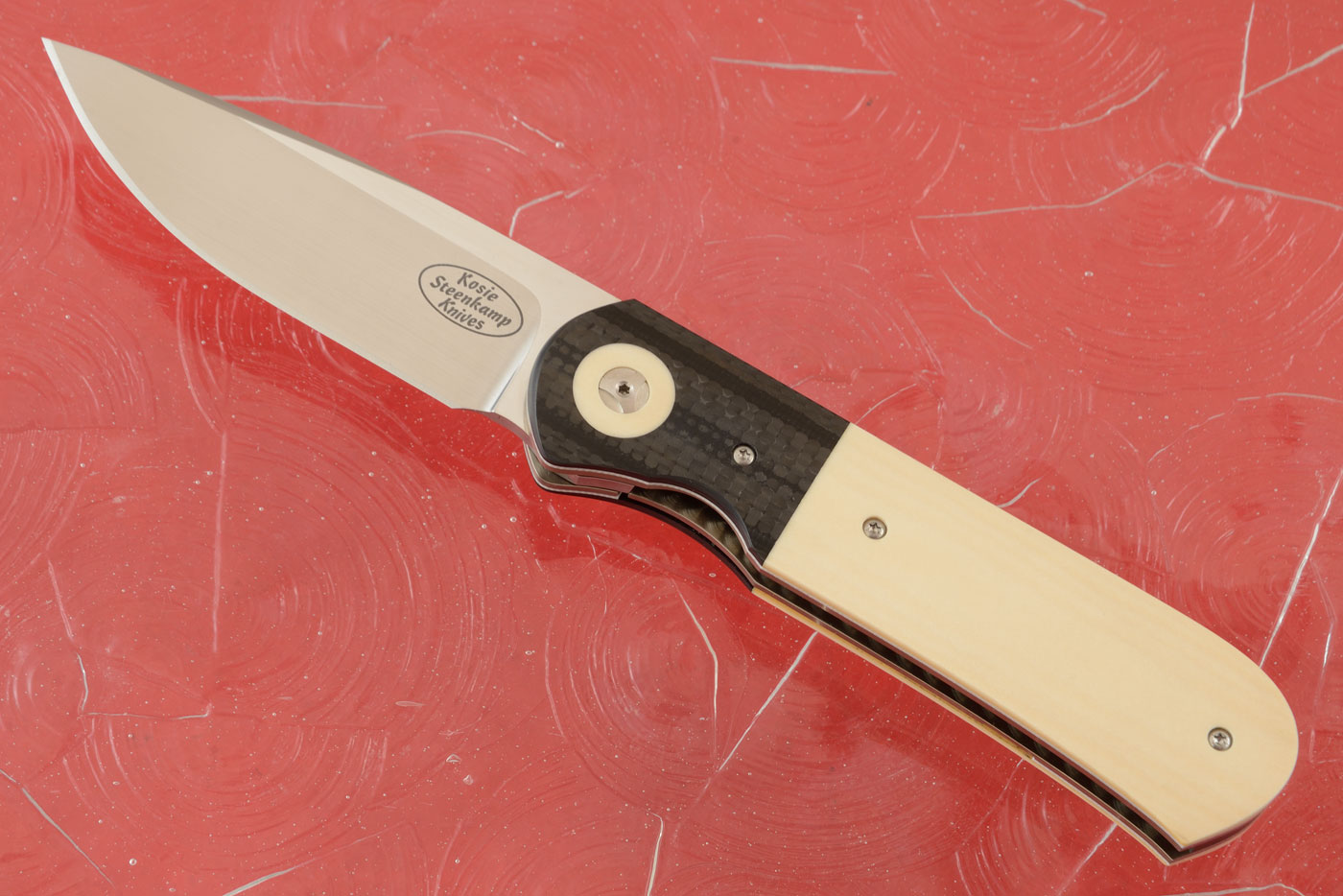 Samson Front Flipper with Westinghouse Micarta and Stacked Carbon Fiber (IKBS)