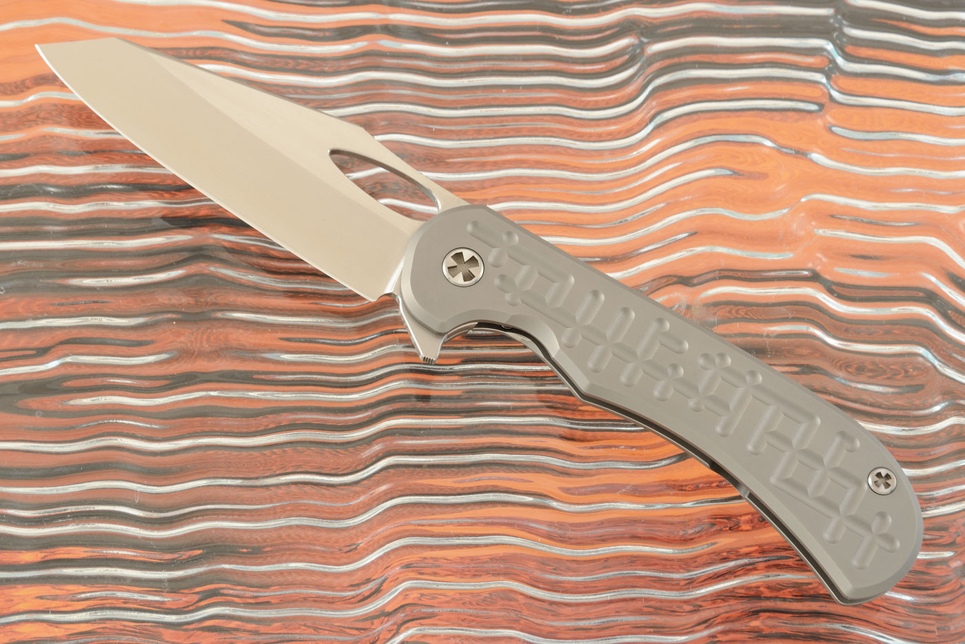 Raptor Framelock Flipper with Metro 90 Milled Ti