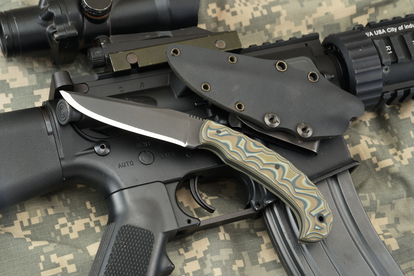 Contingency with Sculpted Multicam G10 (IWB Sheath)