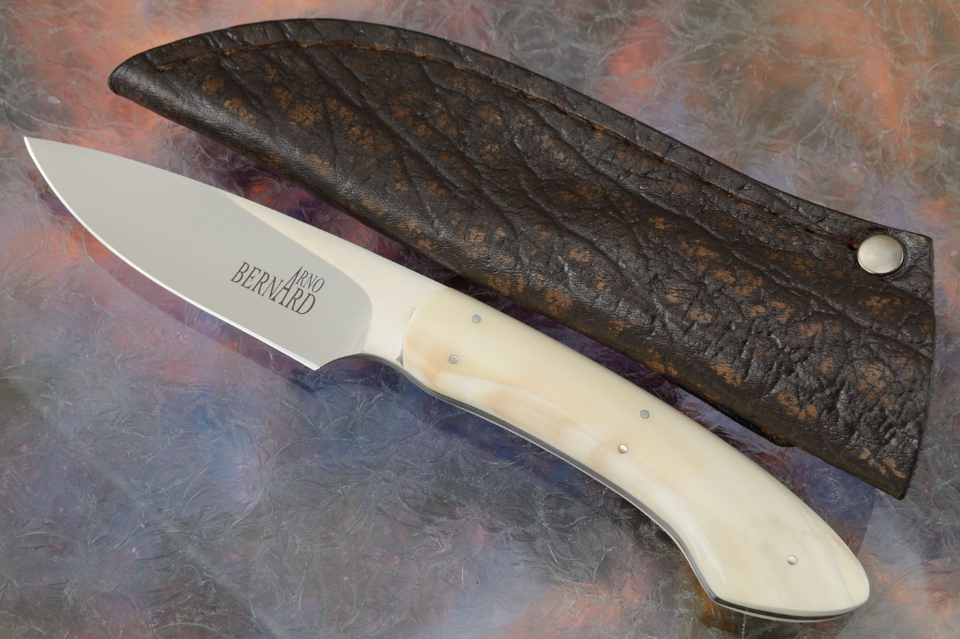 Drop Point Hunter with Warthog Tusk