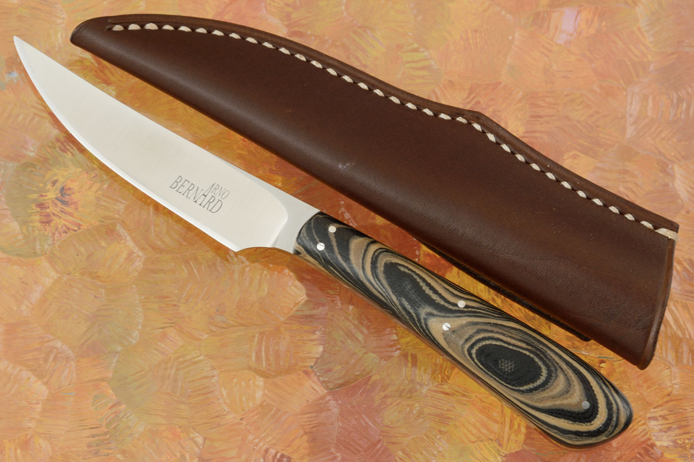 Bird & Trout with Brown/Black Camo G-10
