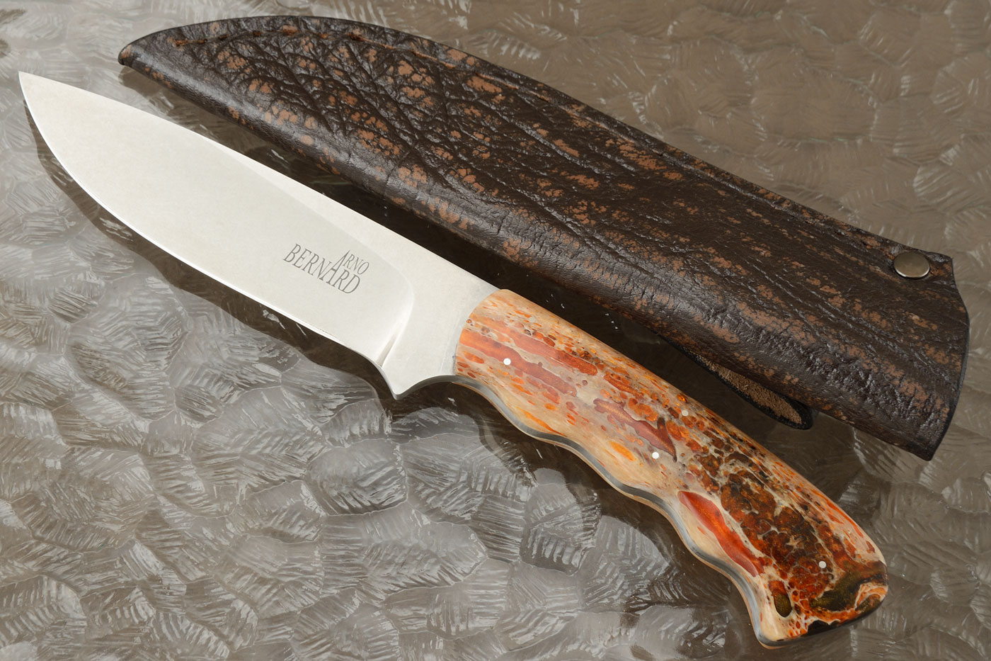 Drop Point Big Game Hunter with Kudu Horn