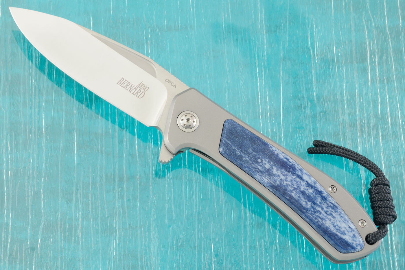 Orca Frame Lock Flipper with Giraffe Bone Inlay - M390