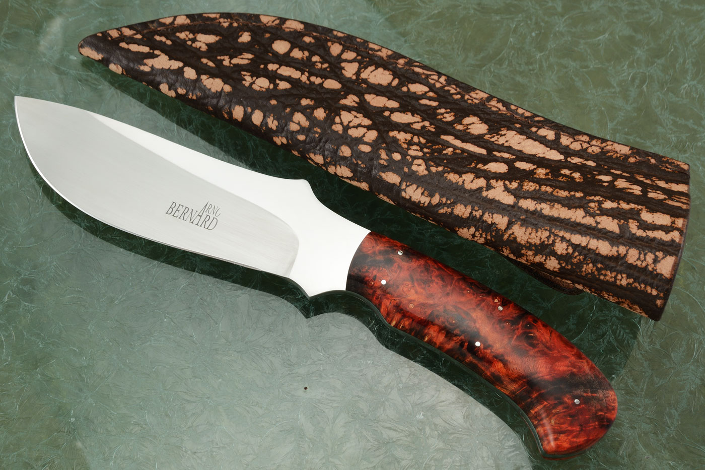Large Skinner with Maple Burl
