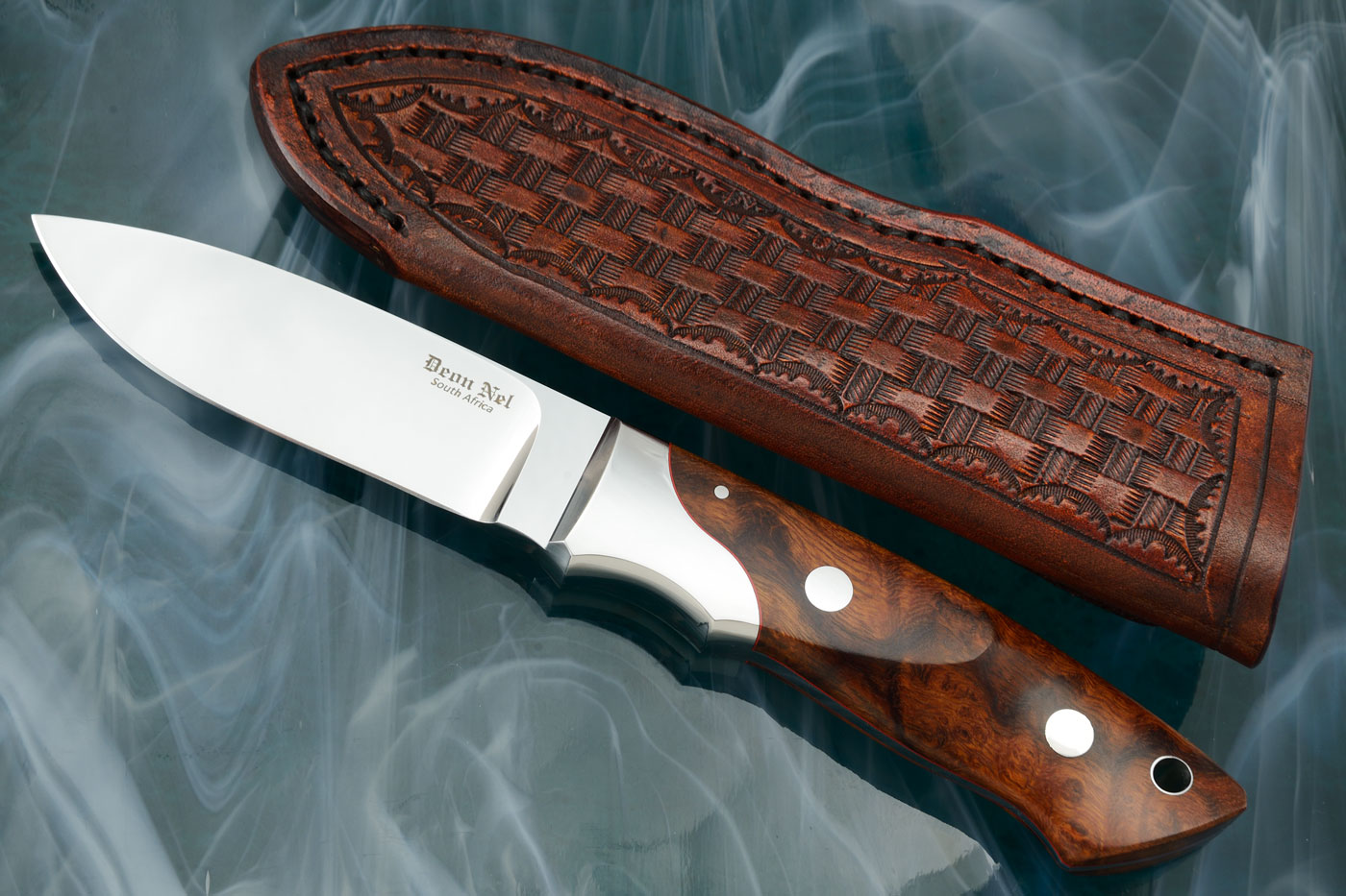 Loveless Drop Point Hunter with Ironwood and S-Bolster