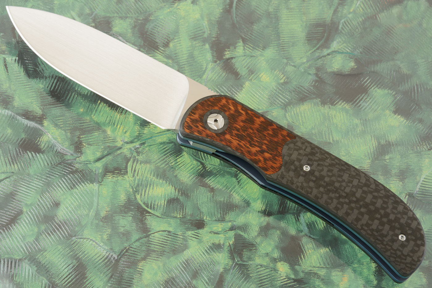 LEXK Plus Front Flipper with Carbon Fiber and Snakewood (Ceramic IKBS)