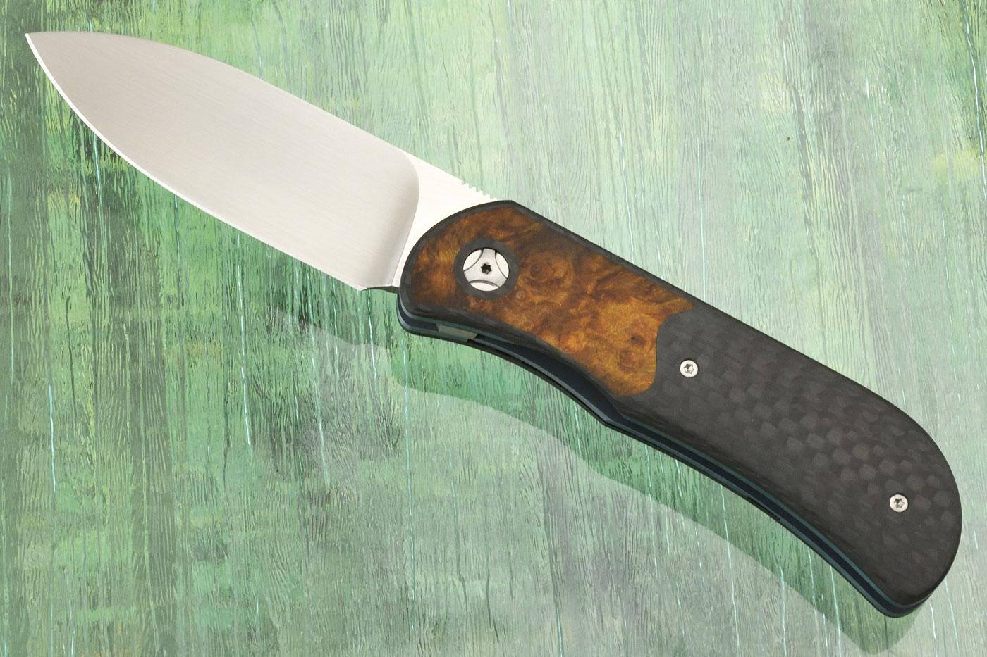 EXK Plus Front Flipper with Carbon Fiber and Ironwood (Ceramic IKBS)