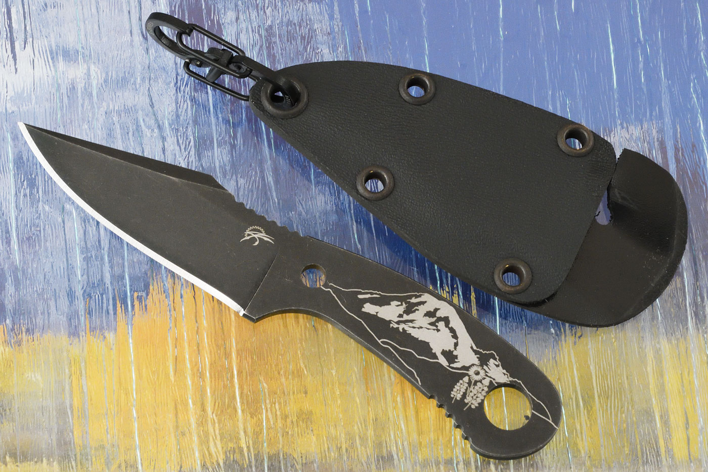 Zipper - Mt Rainier Engraving