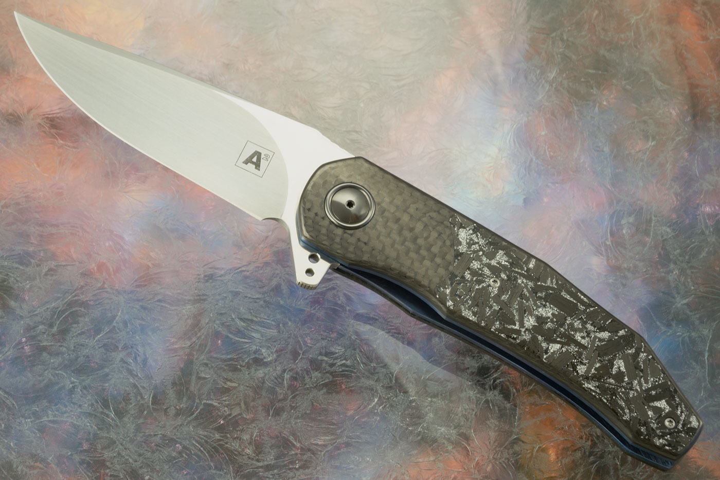 A9 Flipper with Silver Shred Carbon Fiber (Double Row Ceramic IKBS) - CTS-XHP