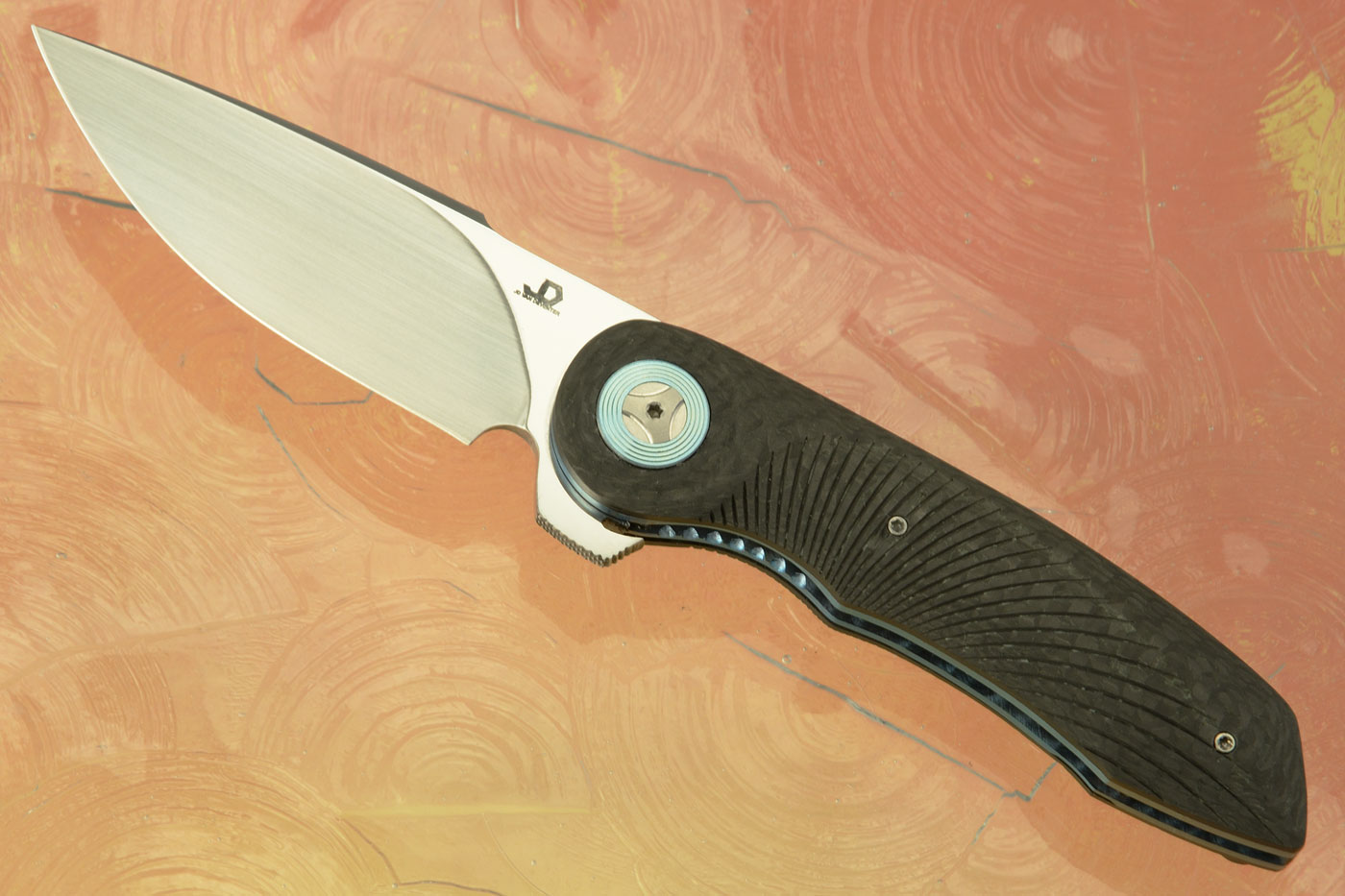 Gold Mini Flipper with Fluted Carbon Fiber (IKBS)