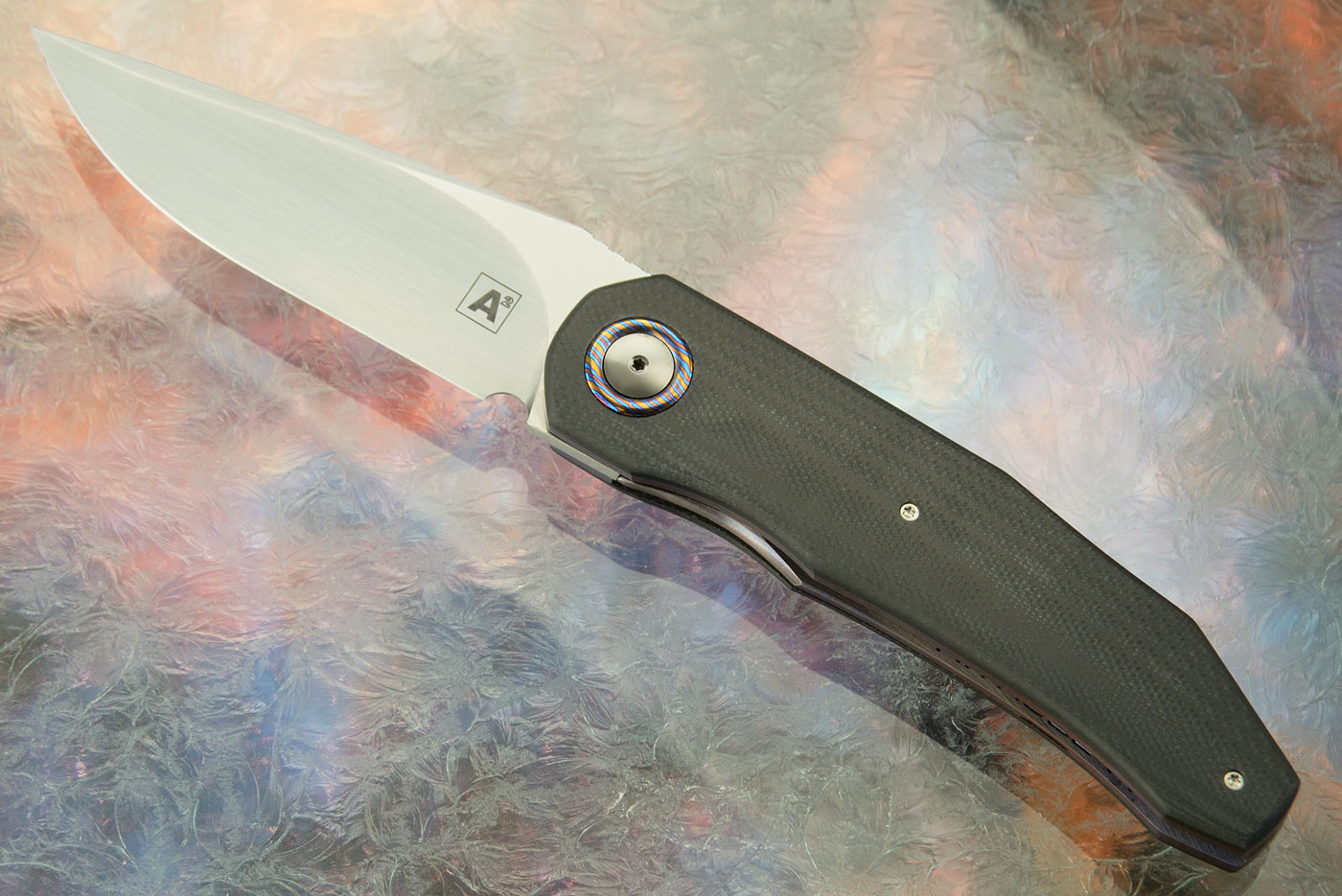 A9 Front Flipper with Nitrobe 77 Black G10 and Zircu-Ti (Dual Row Ceramic IKBS)