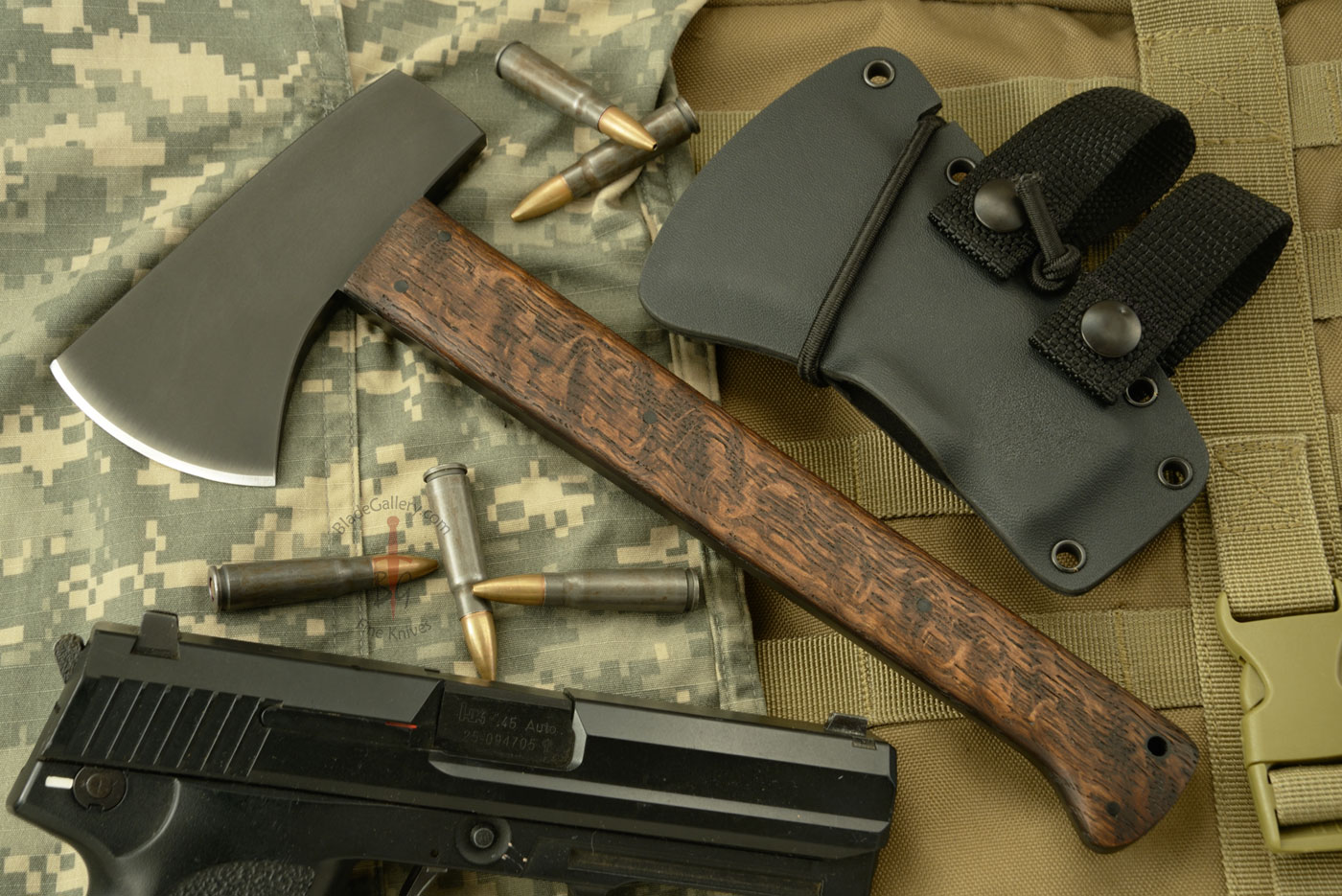 Highland Hatchet with Curly Oak (Limited Edition - Serial Numbers 6-10)