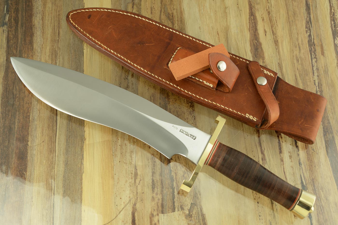 Model 12 - Sasquatch Bowie with Stacked Leather