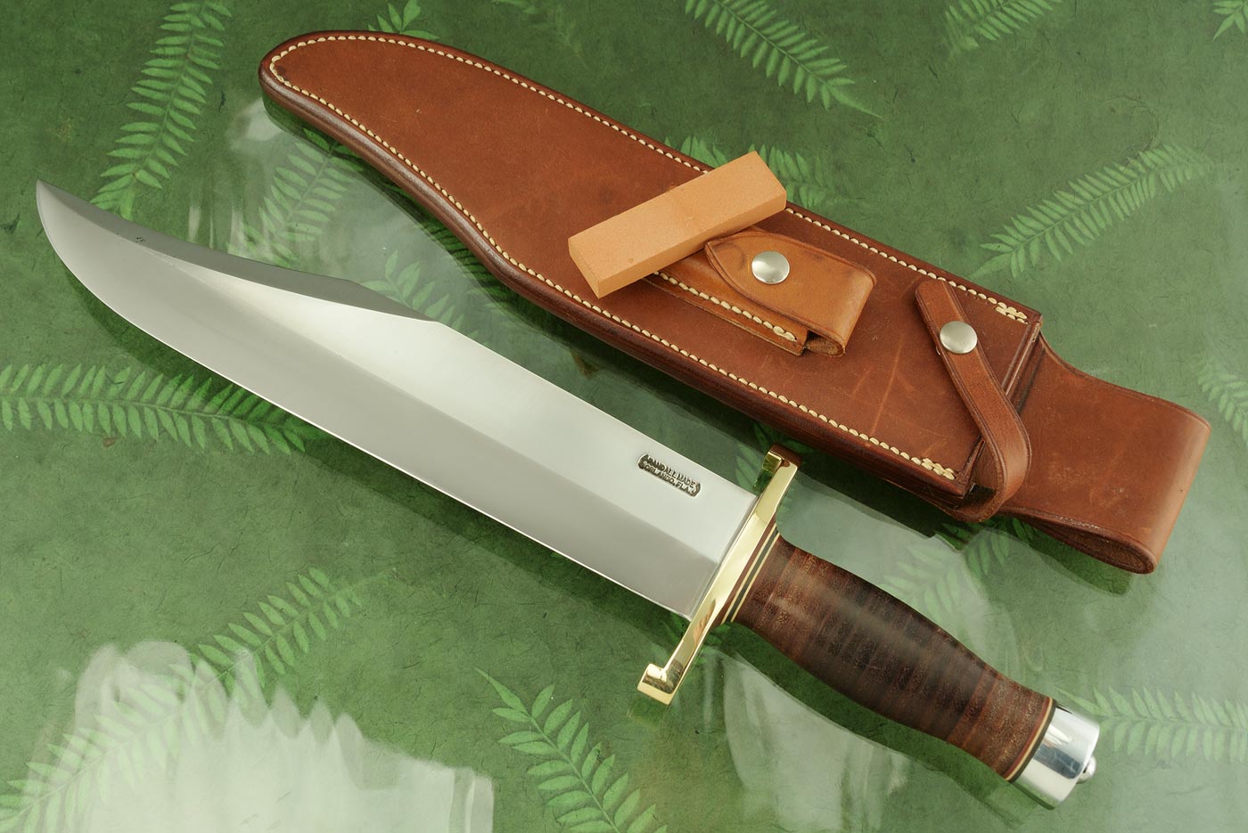 Model 12 - Smithsonian Bowie with Stacked Leather