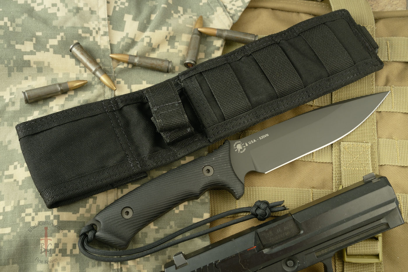 Harsey Difensa with Black Handle/Black Blade