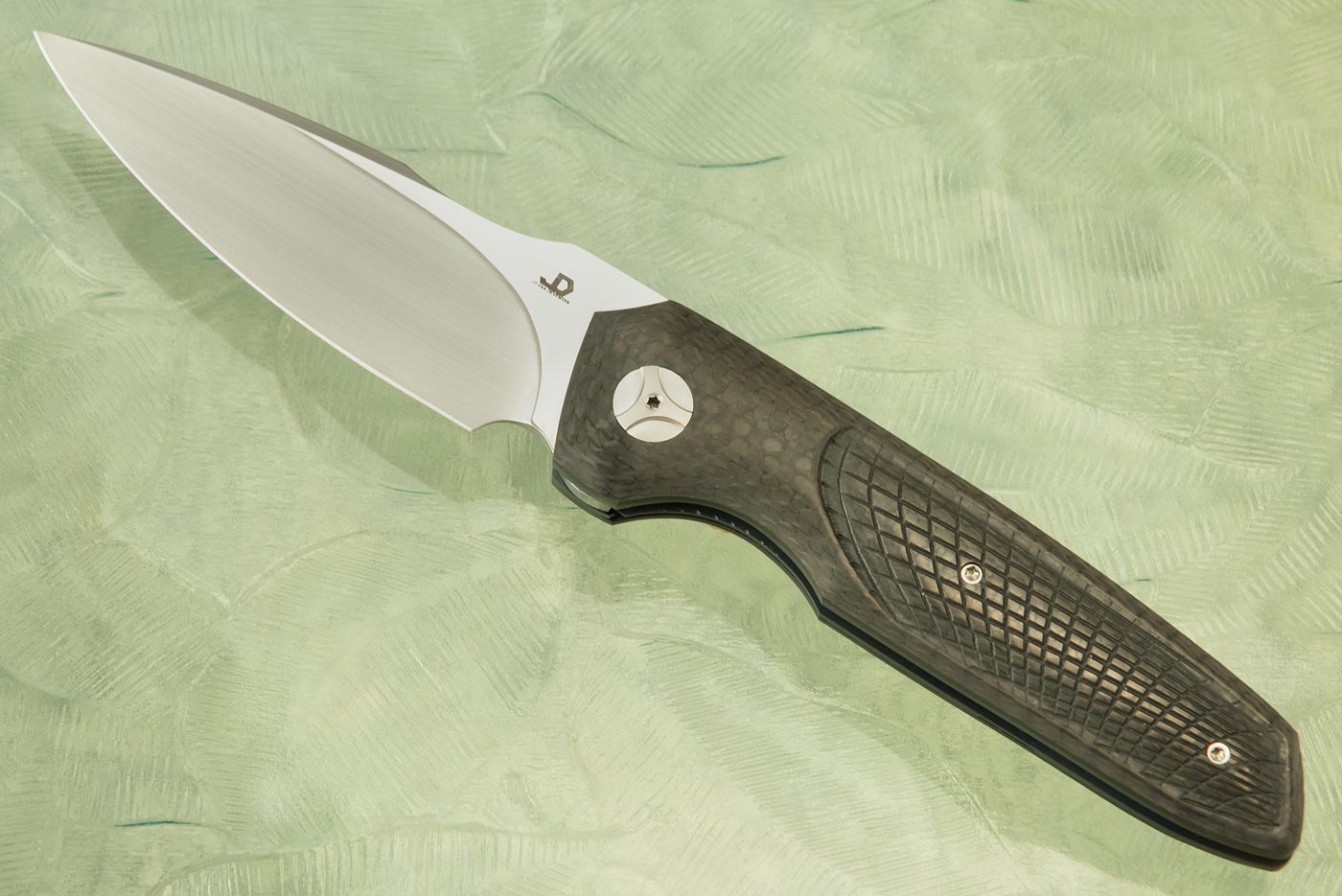 Silver Front Flipper with Fluted Carbon Fiber (IKBS)